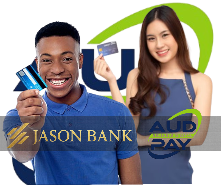 Australian customer holding a bank card